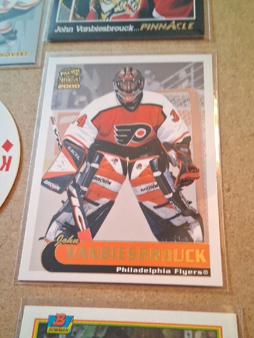 Vintage John Vanbiesbrouck Hockey Card Lot - Red, White, Blue - Picture 15 of 16